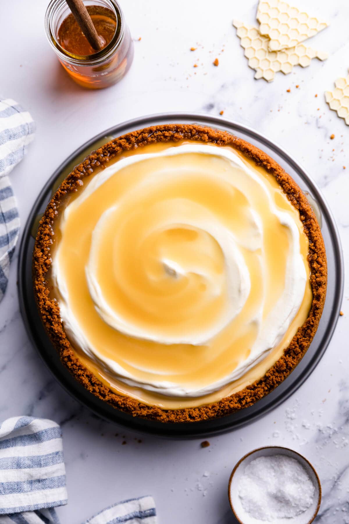 Salted Honey Cheesecake