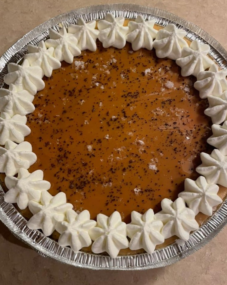 Salted Caramel Cappuccino Cheesecake