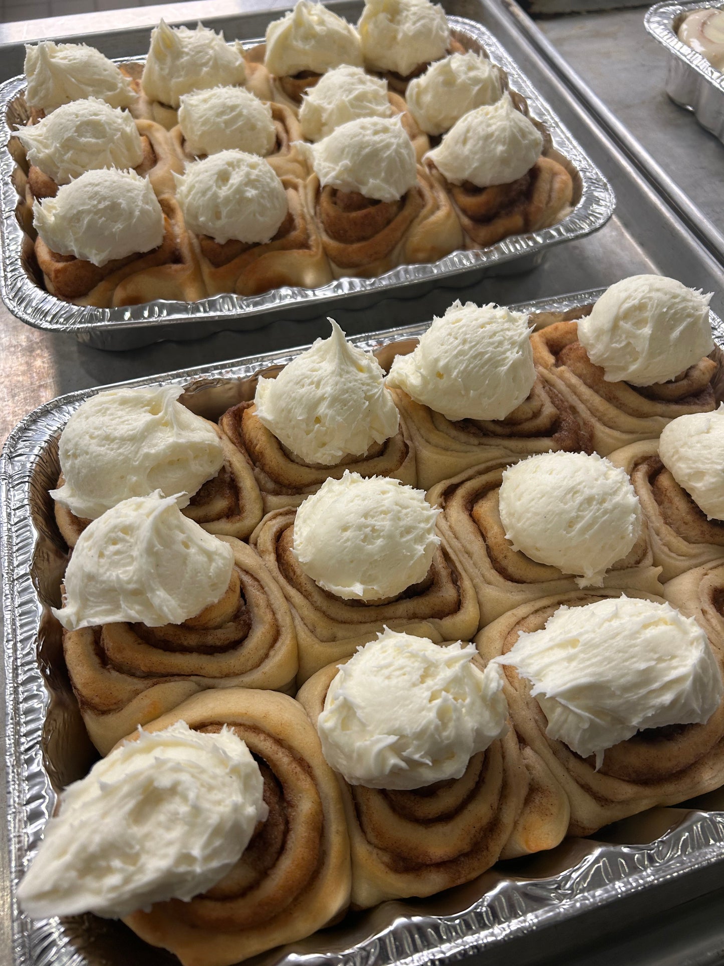 Cinnamon Roll with Cream Cheese Frosting