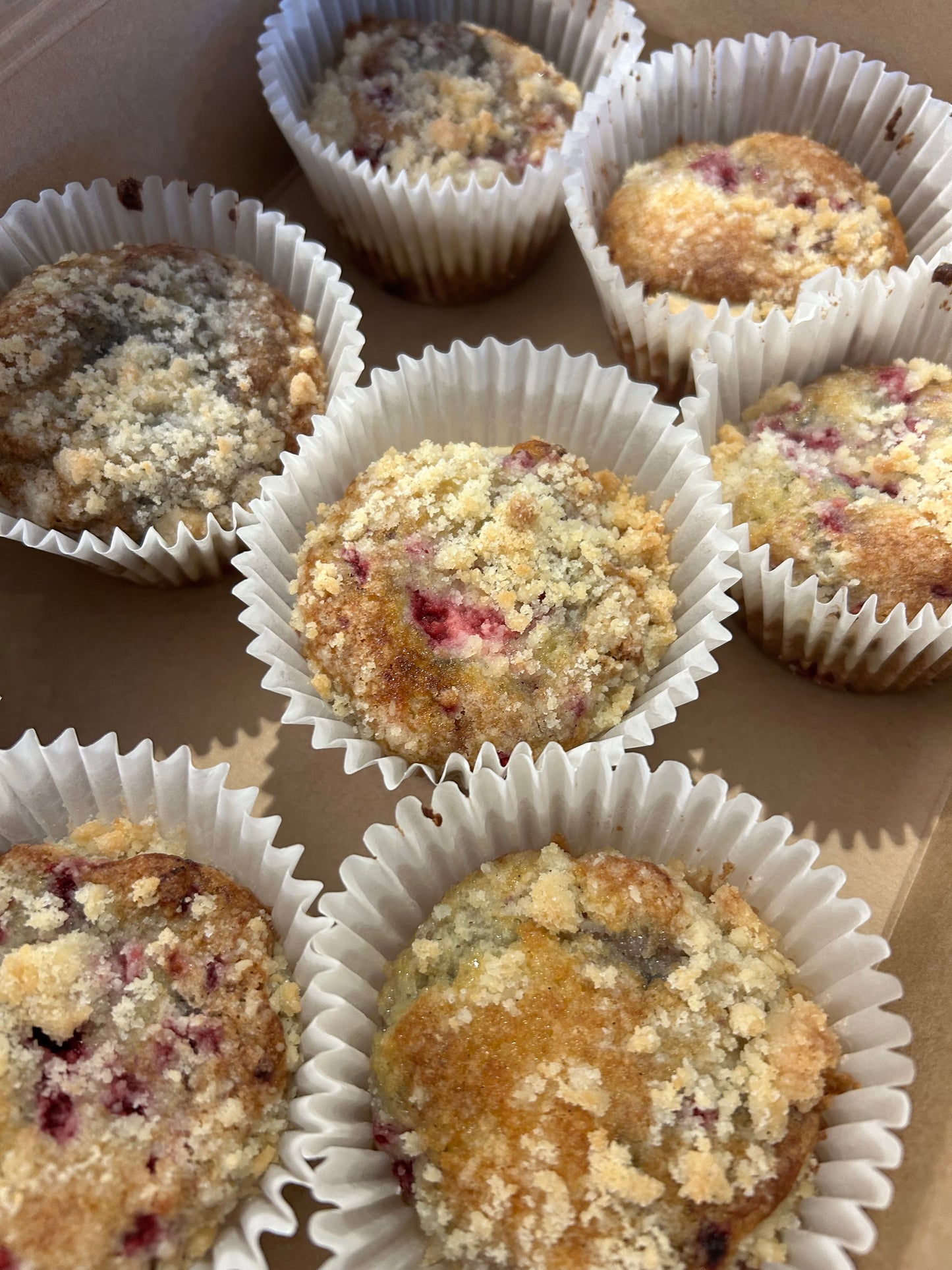 Raspberry Streusel Muffins