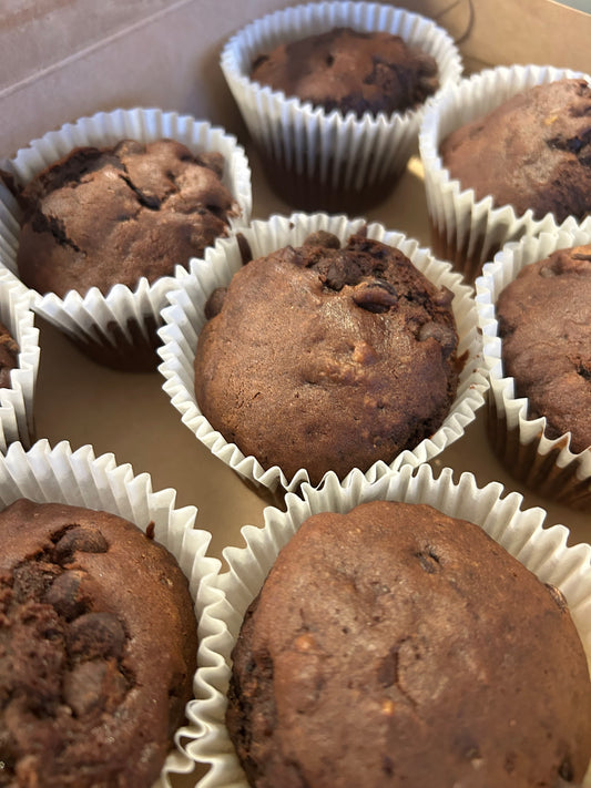 Double Chocolate Chip Muffins