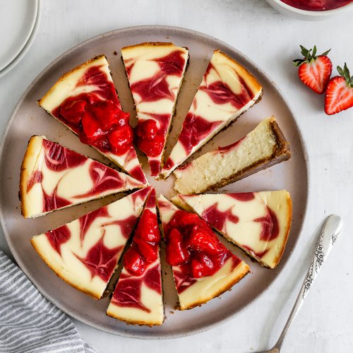 Strawberry Lemonade Cheesecake