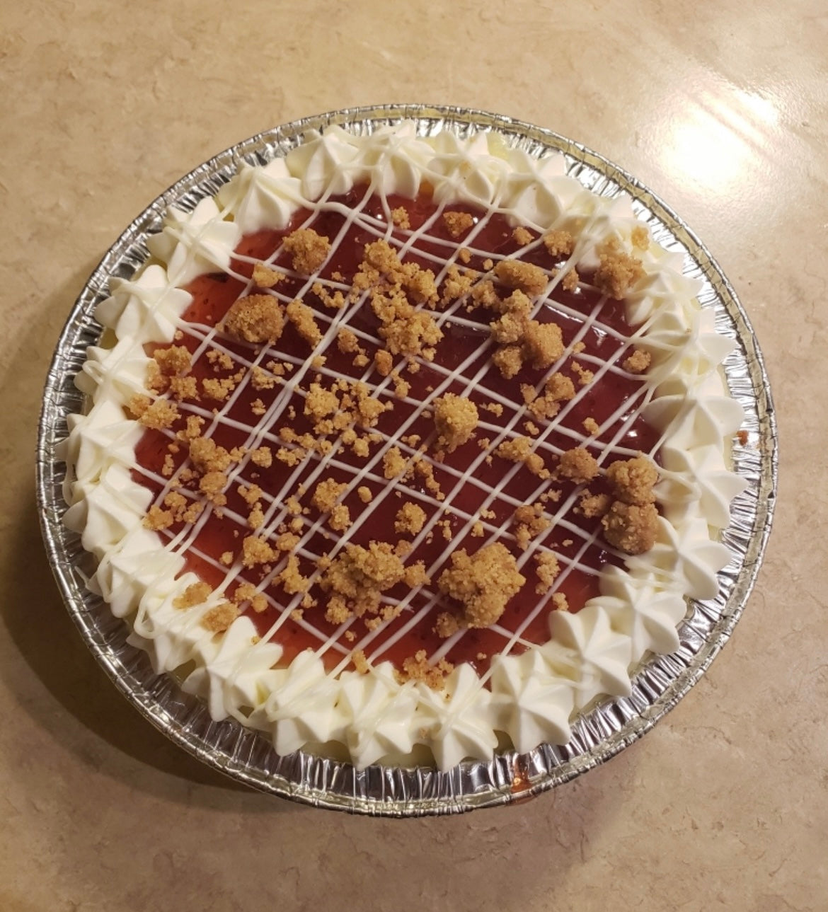 Berry Pinata Cheesecake